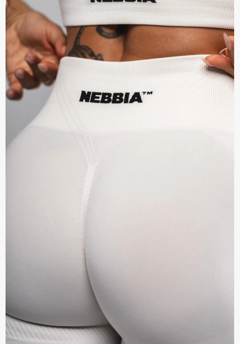 NEBBIA Shaping seamless maximum push-up leggings FLOW SEAMLESS cream