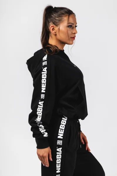 NEBBIA Hoodie OFF-DUTY black 2