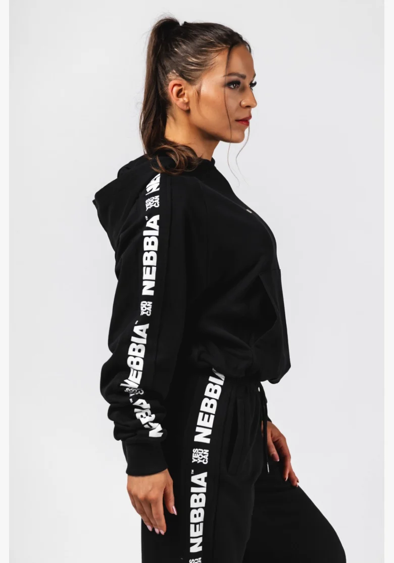 NEBBIA Hoodie OFF-DUTY black