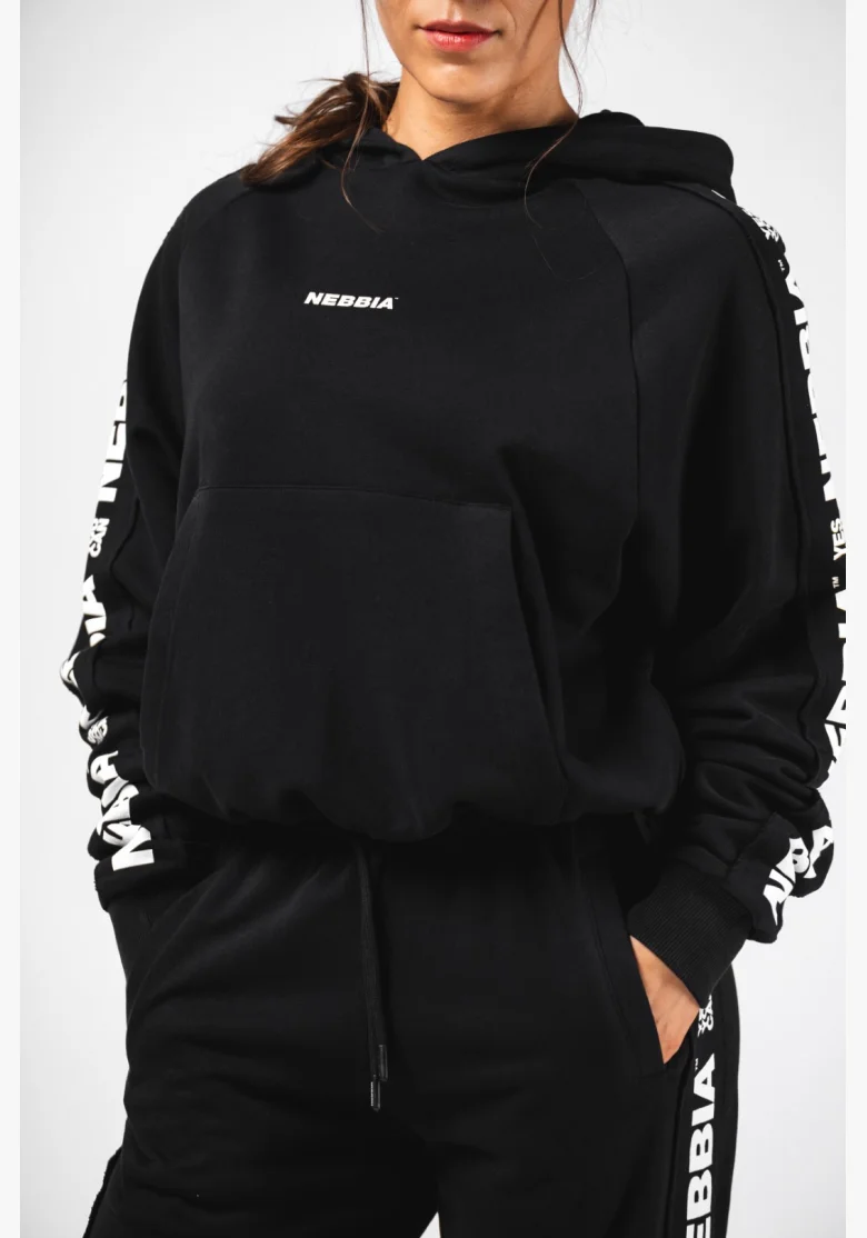 NEBBIA Hoodie OFF-DUTY black