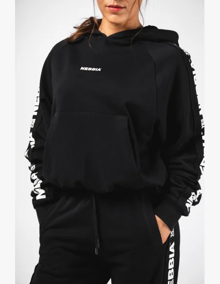 NEBBIA Hoodie OFF-DUTY black