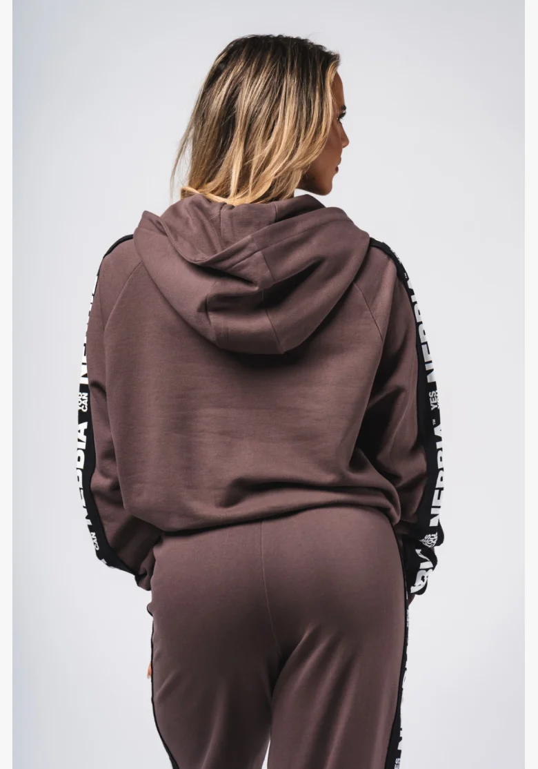 NEBBIA Hoodie OFF-DUTY brown