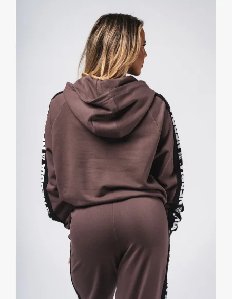 NEBBIA Hoodie OFF-DUTY brown