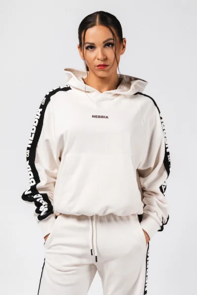 NEBBIA Hoodie OFF-DUTY cream