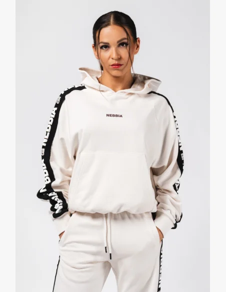 NEBBIA Hoodie OFF-DUTY cream