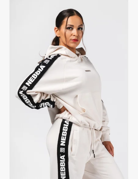 NEBBIA Hoodie OFF-DUTY cream