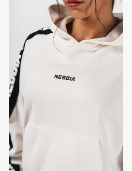 NEBBIA Hoodie OFF-DUTY cream