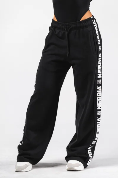 NEBBIA Sweatpants Straight Leg URBAN black 2