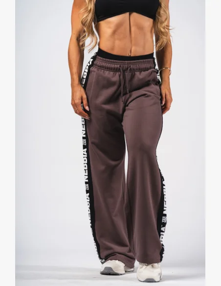 NEBBIA Straight Leg Urban Sweatpants brown