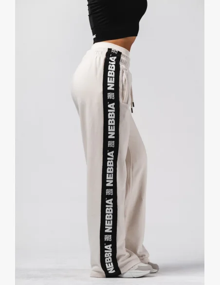 NEBBIA Straight Leg Sweatpants URBAN cream
