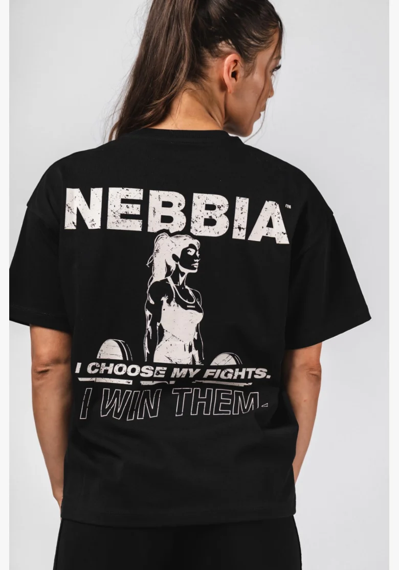 NEBBIA Oversized T-shirt RESET black