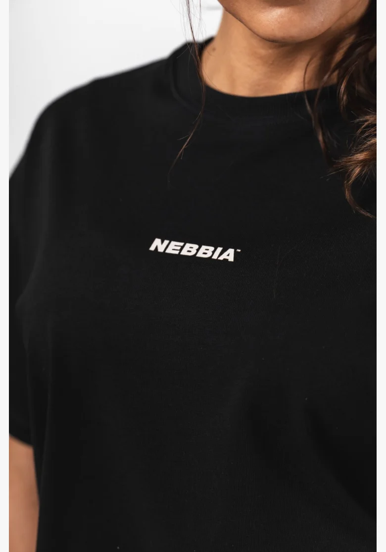 NEBBIA Oversized T-shirt RESET black