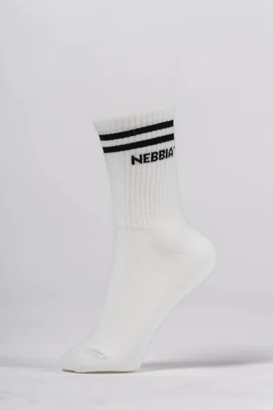 NEBBIA crew socks cream