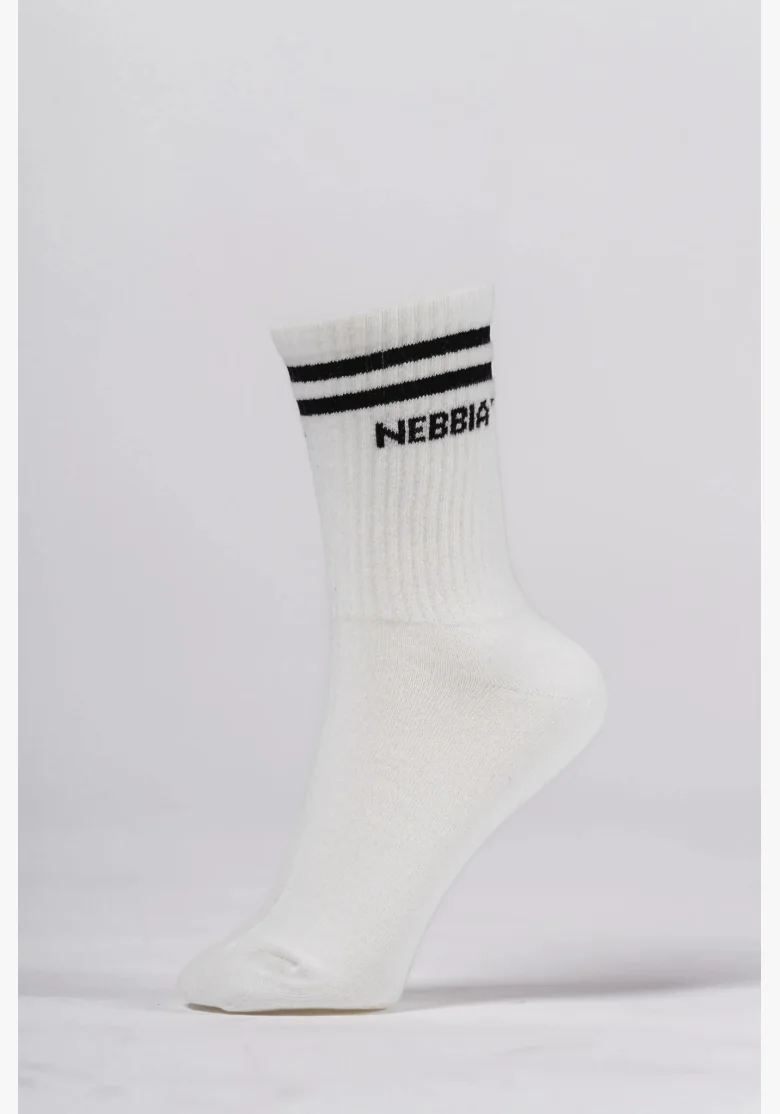 NEBBIA crew socks cream