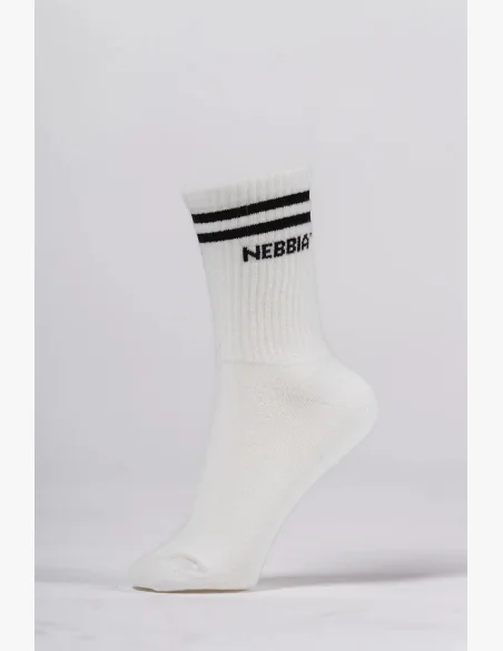 NEBBIA crew socks cream