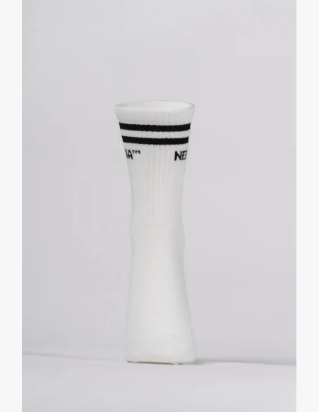 NEBBIA crew socks cream
