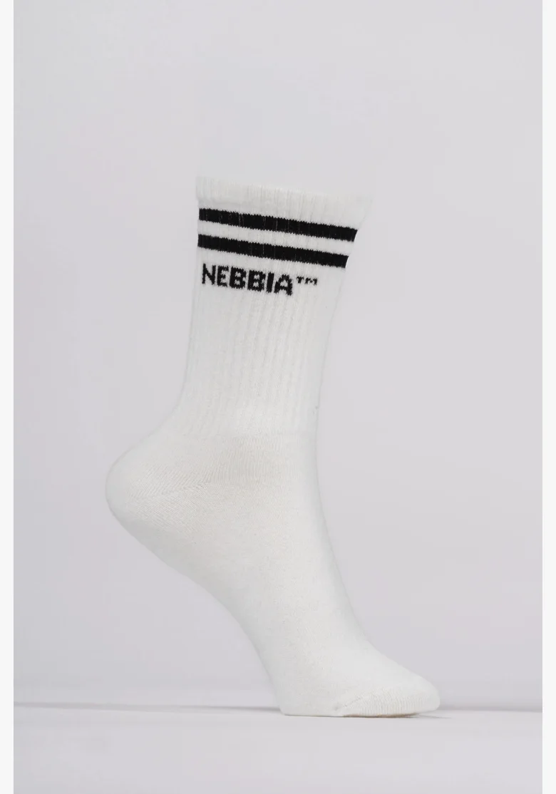 NEBBIA crew socks cream