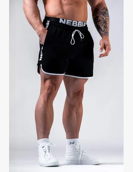 NEBBIA Sweatshorts HERO Black