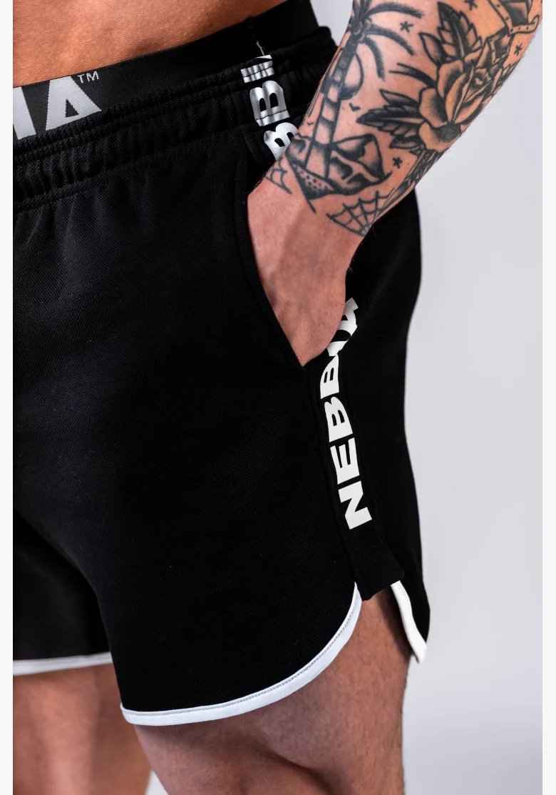 NEBBIA Sweatshorts HERO Black