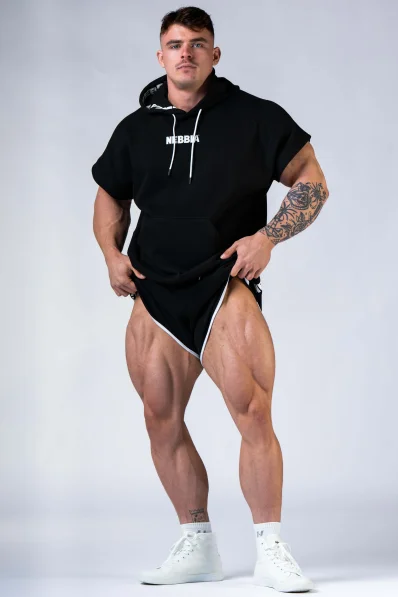 NEBBIA Sweatshorts HERO Black