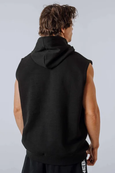 NEBBIA Sleeveless Sweatshirt HERO Black 2
