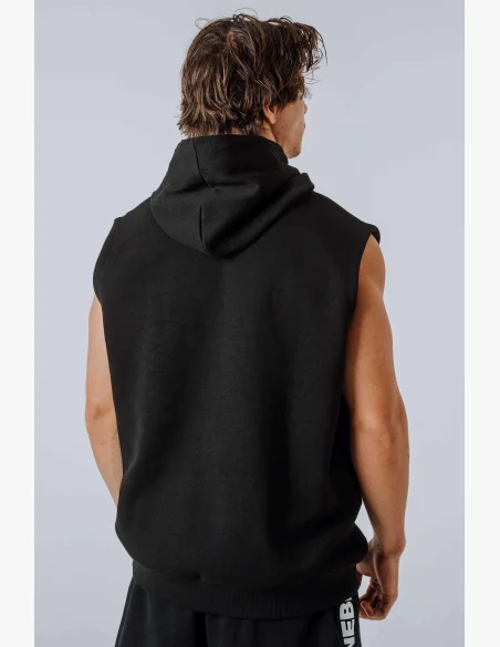 NEBBIA Sleeveless Sweatshirt HERO Black