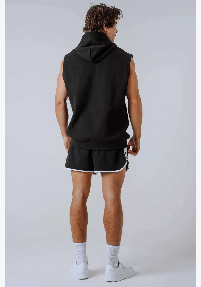 NEBBIA Sleeveless Sweatshirt HERO Black