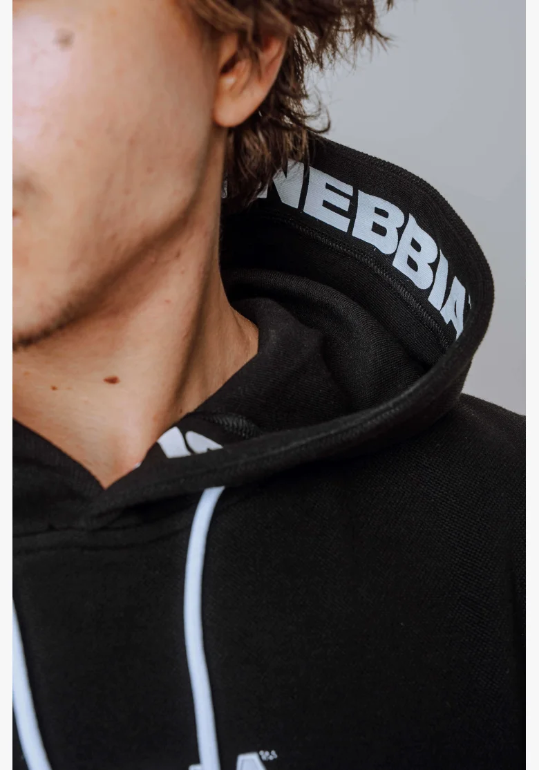 NEBBIA Sleeveless Sweatshirt HERO Black