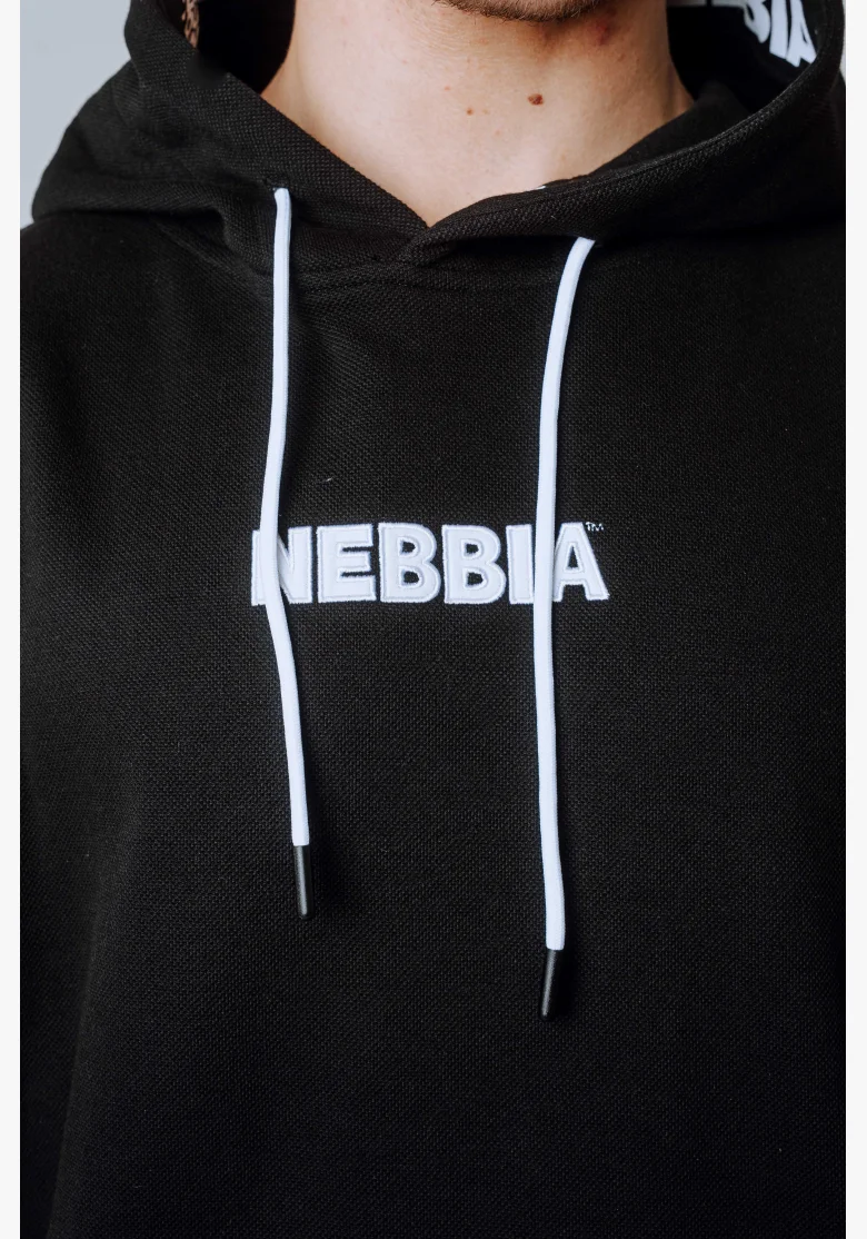 NEBBIA Sleeveless Sweatshirt HERO Black