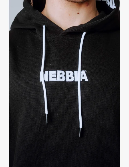 NEBBIA Sleeveless Sweatshirt HERO Black