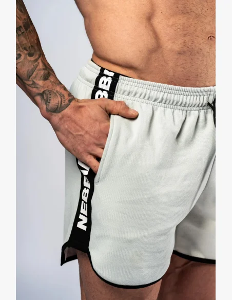 NEBBIA Sweatpants shorts HERO Grey