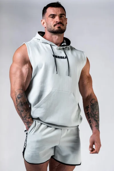 NEBBIA Sleeveless Sweatshirt HERO Grey