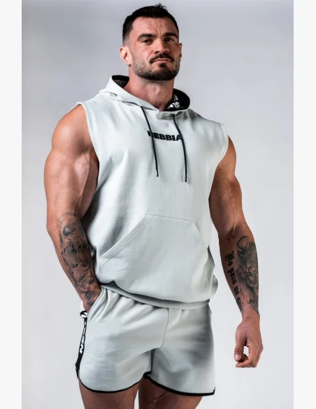 NEBBIA Sleeveless Sweatshirt HERO Grey