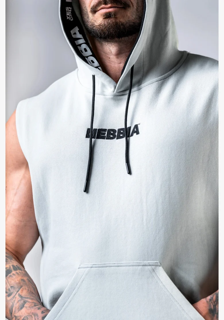 NEBBIA Sleeveless Sweatshirt HERO Grey
