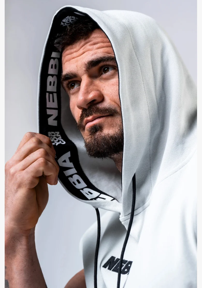 NEBBIA Sleeveless Sweatshirt HERO Grey
