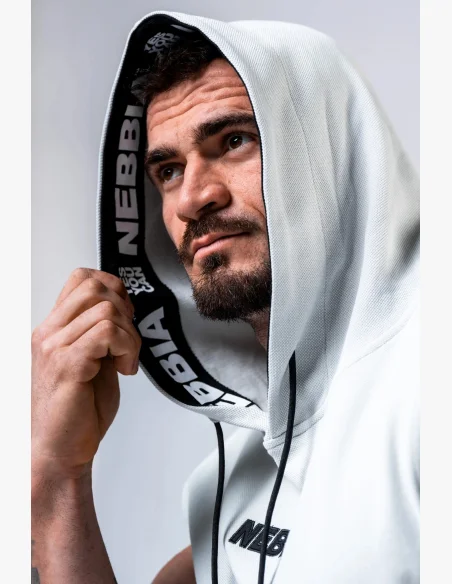 NEBBIA Sleeveless Sweatshirt HERO Grey