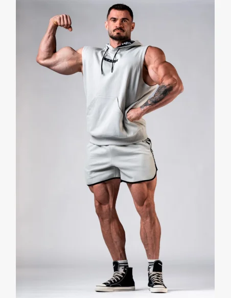 NEBBIA Sleeveless Sweatshirt HERO Grey