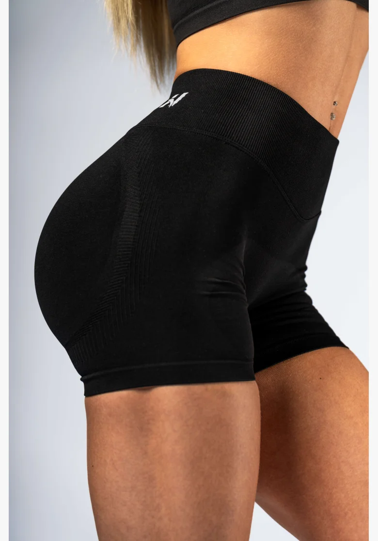 NEBBIA High-waist push-up shorts POWER black
