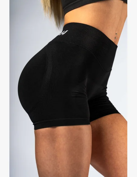 NEBBIA High-waist push-up shorts POWER black