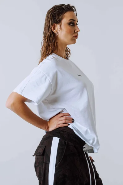 NEBBIA Relaxed fit t-shirt POWER white 2