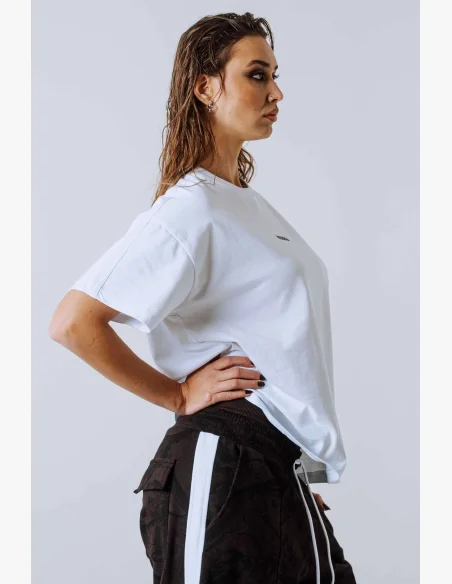NEBBIA Relaxed fit t-shirt POWER white