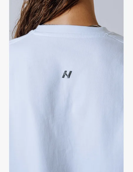 NEBBIA Relaxed fit t-shirt POWER white