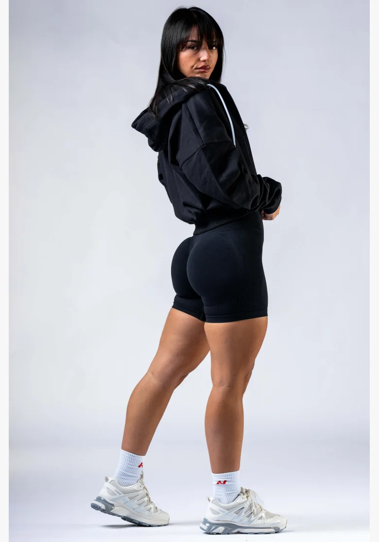 NEBBIA Zip-up hoodie POWER black