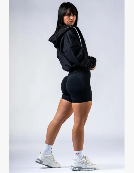 NEBBIA Zip-up hoodie POWER black