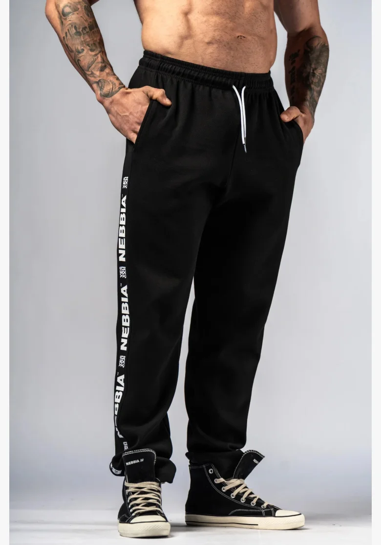 NEBBIA Sweatpants HERO black