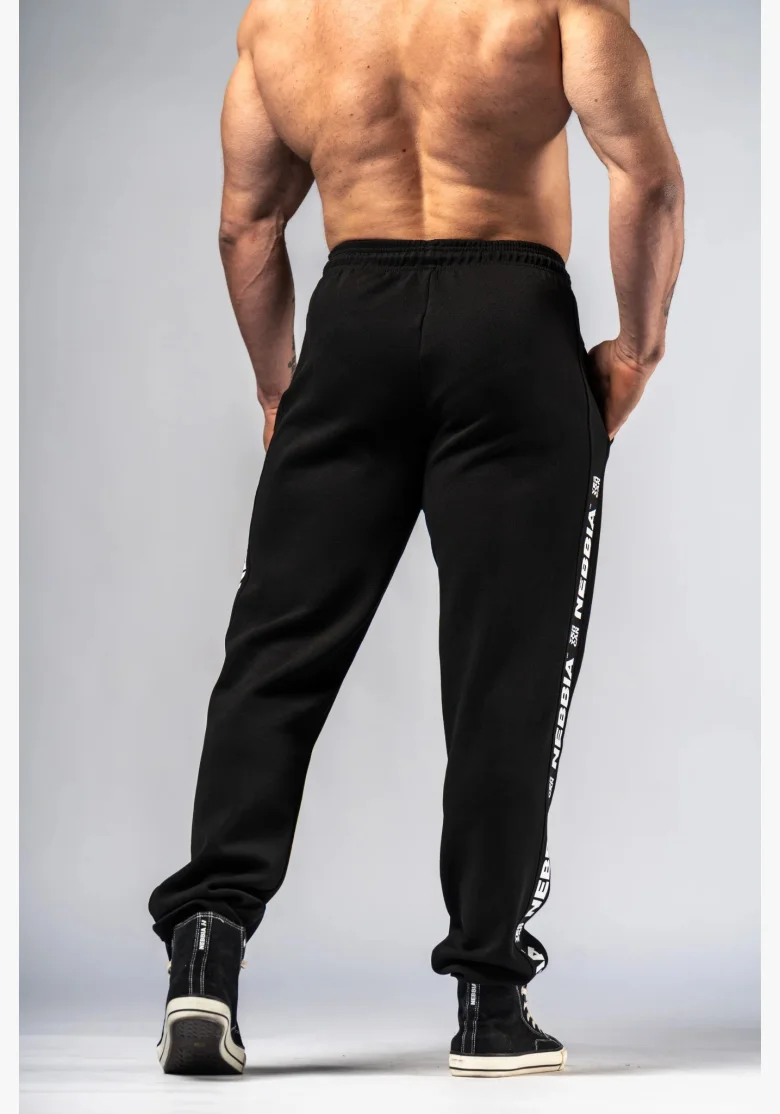 NEBBIA Sweatpants HERO black