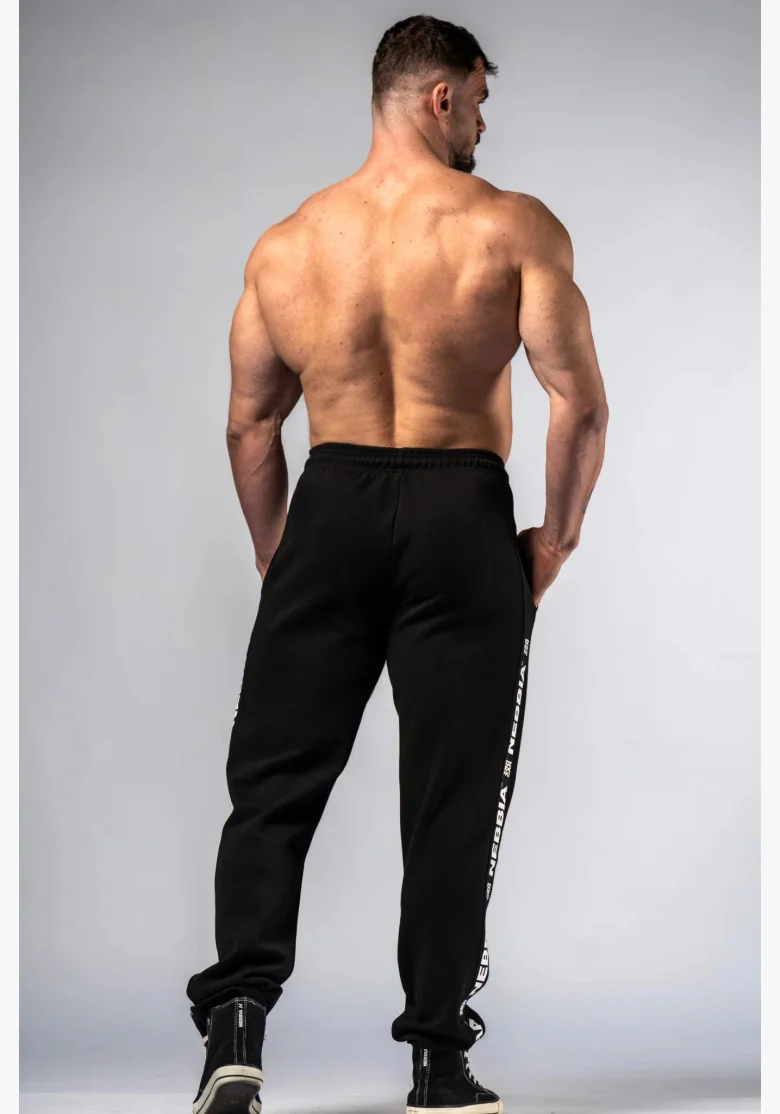 NEBBIA Sweatpants HERO black