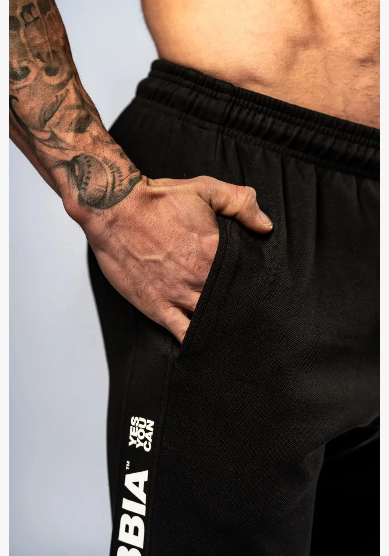 NEBBIA Sweatpants HERO black