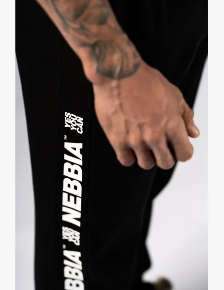 NEBBIA Sweatpants HERO black