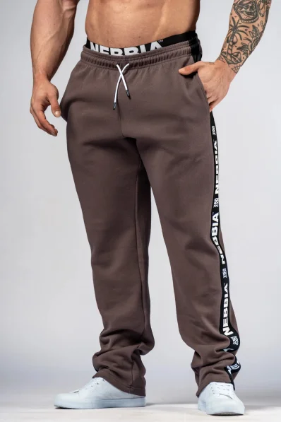 NEBBIA Sweatpants HERO brown 2